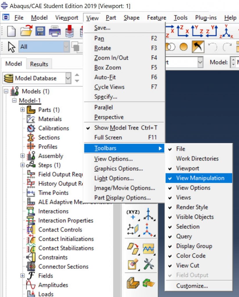 How to control the visualization in Abaqus in 3 steps - TecnoDigital School