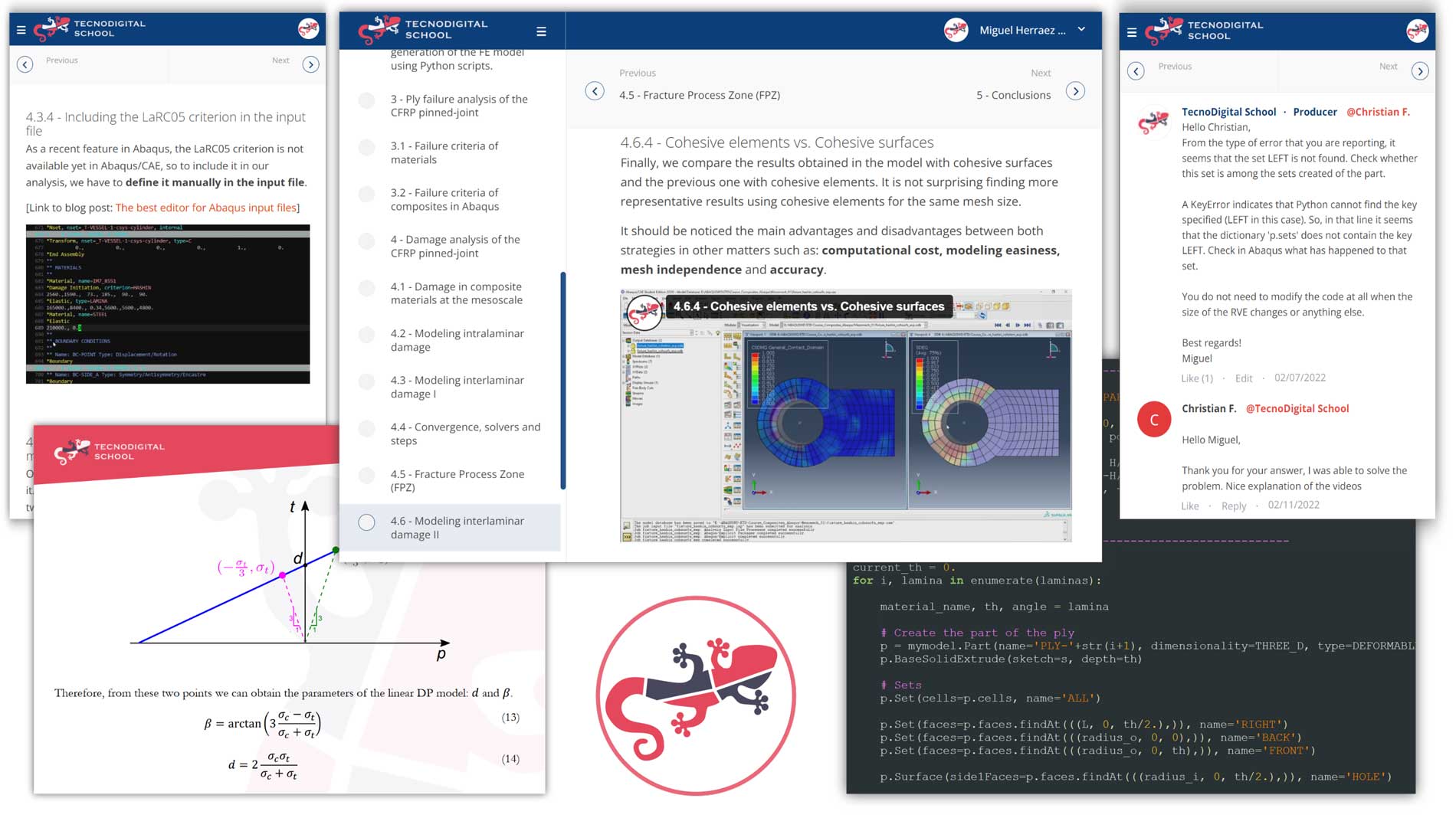 Course Simulation of Composites with Abaqus - TecnoDigital School