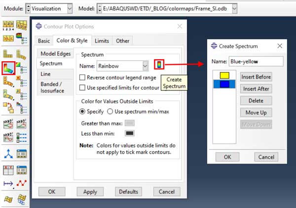 create spectrum in Abaqus