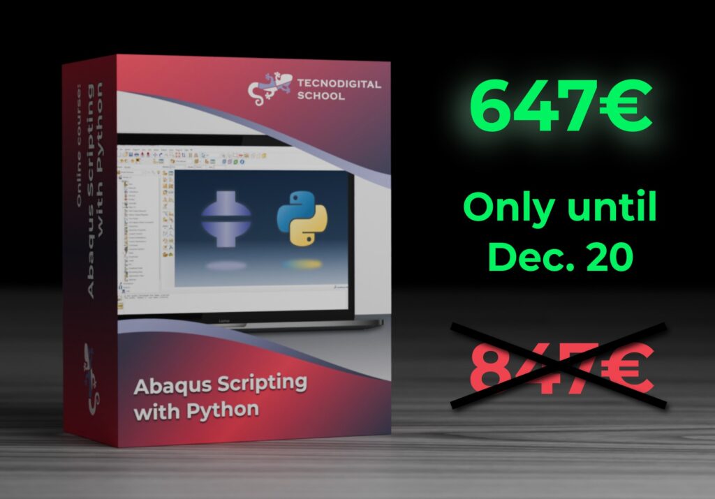 Special offer online course Abaqus scripting with Python